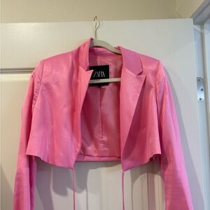 Zara cropped blazer
